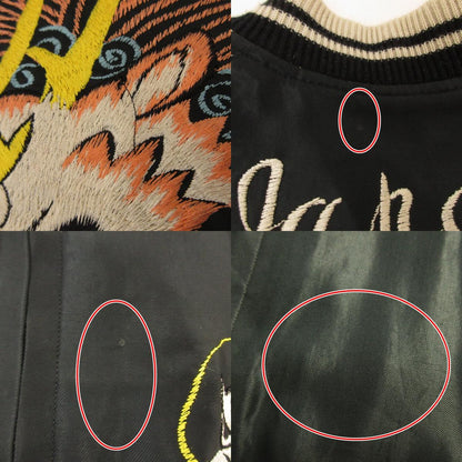 【中古】TAILOR TOYO(東洋エンタープライズ) | テイラートウヨウテイラートーヨー Early 1950s Style ACETATE SUKA SOUVENIR JACKET スーベニアジャケット TT15682 ブラック サイズ：M