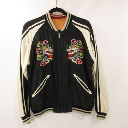 【中古】TAILOR TOYO(東洋エンタープライズ) | テイラートウヨウテイラートーヨー Early 1950s Style ACETATE SUKA SOUVENIR JACKET スーベニアジャケット TT15682 ブラック サイズ：M