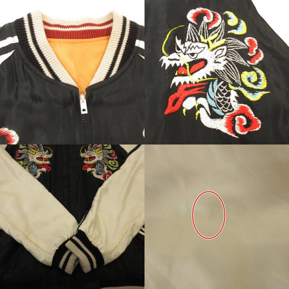 【中古】TAILOR TOYO(東洋エンタープライズ) | テイラートウヨウテイラートーヨー Early 1950s Style ACETATE SUKA SOUVENIR JACKET スーベニアジャケット TT15682 ブラック サイズ：M