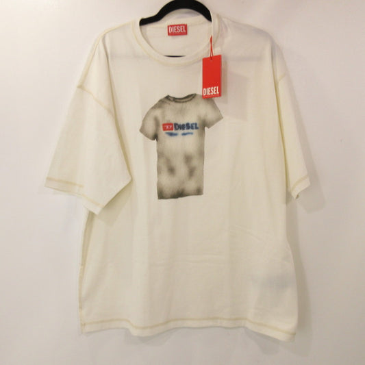 【中古】DIESEL | ディーゼル T-BOXT-N12 MAGLIETTA 半袖Ｔシャツ ホワイト サイズ：M