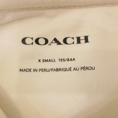 【中古】COACH | コーチ シグネチャースクエアフーディー パーカー CR039 ホワイト サイズ：XS