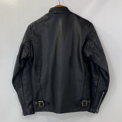【中古】schott | ショット シングルライダースジャケット ライダースジャケット 641 ブラック サイズ：34