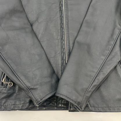 【中古】schott | ショット シングルライダースジャケット ライダースジャケット 641 ブラック サイズ：34