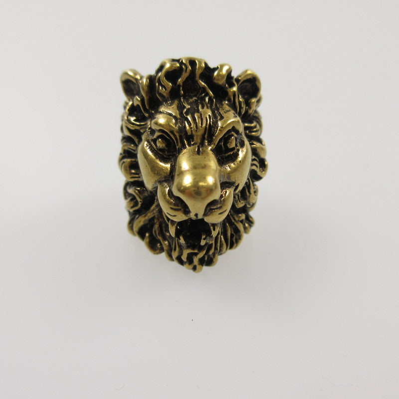 【中古】GUCCI | グッチ ライオンヘッド リング・指輪 398601