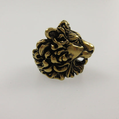 【中古】GUCCI | グッチ ライオンヘッド リング・指輪 398601