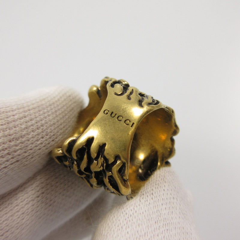 【中古】GUCCI | グッチ ライオンヘッド リング・指輪 398601