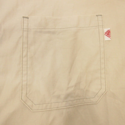 【中古】Danton | ダントン LIGHT MOLESKIN S/S SHIRT COVERALL カバーオール DT-A0314 SAMPLE品 アイボリー サイズ：40