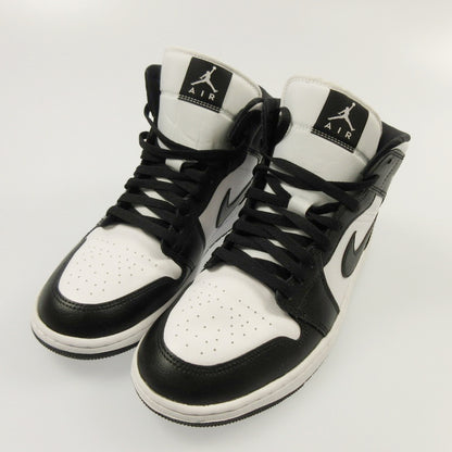 【中古】NIKE | ナイキ WMNS AIR JORDAN 1 MID スニーカー DV0991-101 ブラック 28cm