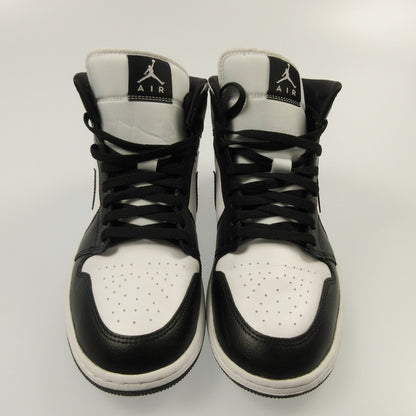 【中古】NIKE | ナイキ WMNS AIR JORDAN 1 MID スニーカー DV0991-101 ブラック 28cm