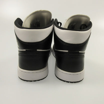 【中古】NIKE | ナイキ WMNS AIR JORDAN 1 MID スニーカー DV0991-101 ブラック 28cm