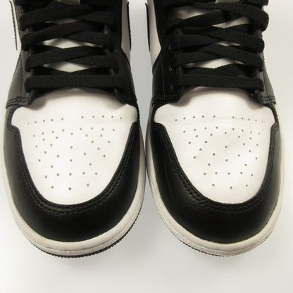 【中古】NIKE | ナイキ WMNS AIR JORDAN 1 MID スニーカー DV0991-101 ブラック 28cm