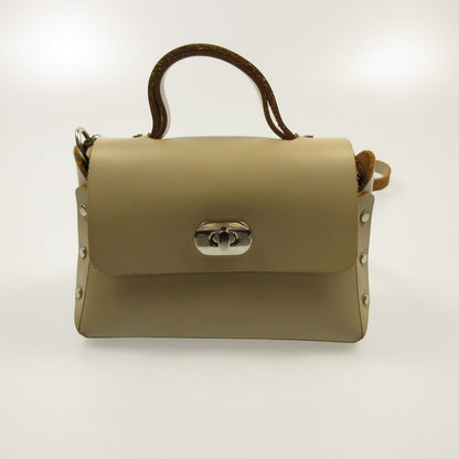 【中古】Hender Scheme | エンダースキーマ Assemble Hand Flap S ショルダーバッグ ベージュ