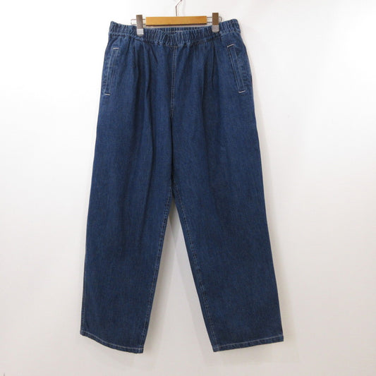 【中古】FTC | エフティーシー DENIM EASY PANTS パンツ FTC025SUMB01 ブルー サイズ：XL