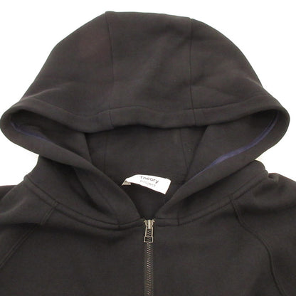 【中古】theory | セオリー MT302_SMOOTH SCUBA パーカー 15-3301000 ブラック サイズ：S