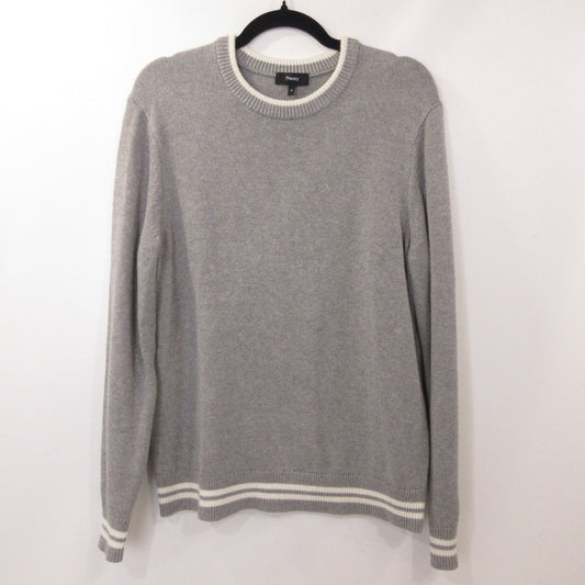 【中古】theory | セオリー KADEN CREW C_CASHTON 2 セーター 02-4101710 グレー サイズ：M