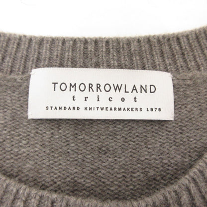 【中古】TOMORROWLAND | トゥモローランド スーパーファインラムウールクルーネックプルオーバー セーター 63-02-35-02030 グレー サイズ：M
