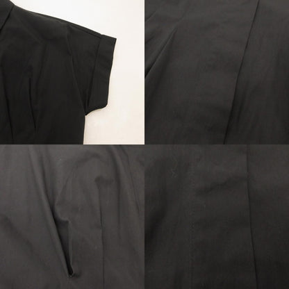 【中古】MAX MARA | マックスマーラ 比翼タック入S/Sシャツワンピース ワンピース 62210311607 STUDIO ブラック サイズ：38
