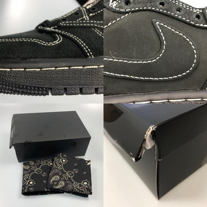 【中古】NIKE | ナイキ AIR JORDAN 1 LOW OG SP BLACK PHANTOM スニーカー DM7866-001 ブラック 26.5cm