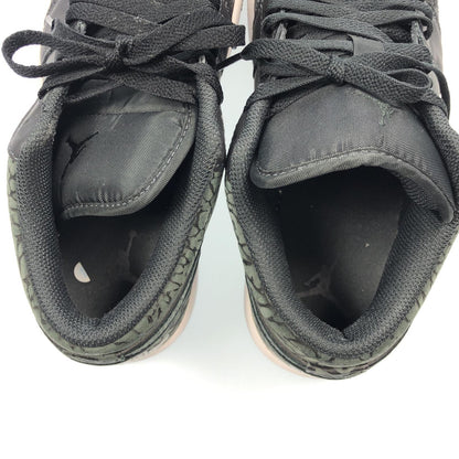 【中古】NIKE | ナイキ Air Jordan 1 Low 'Black Elephant/Safari' スニーカー FB9907-001 ブラック 25cm
