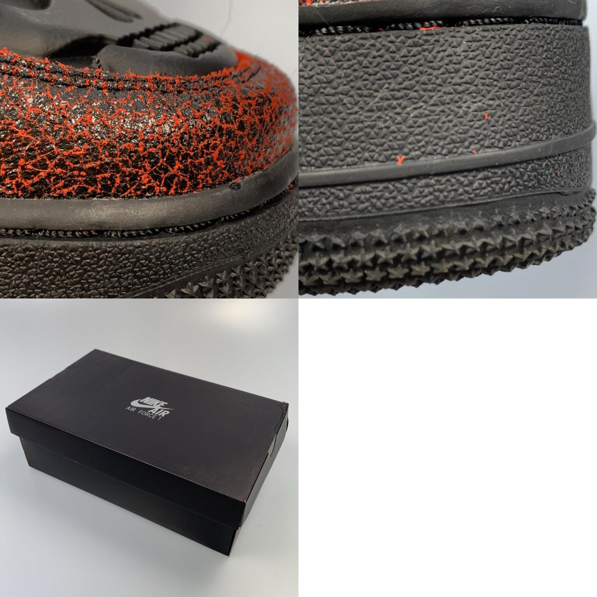 【中古】NIKE | ナイキ Air Force 1 Low 'Halloween Skull' スニーカー HV2016-001 レッド 25cm