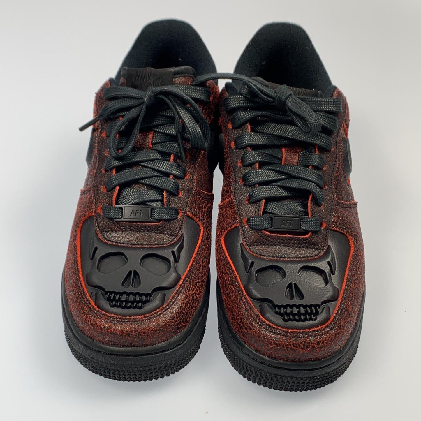 【中古】NIKE | ナイキ Air Force 1 Low 'Halloween Skull' スニーカー HV2016-001 レッド 25cm
