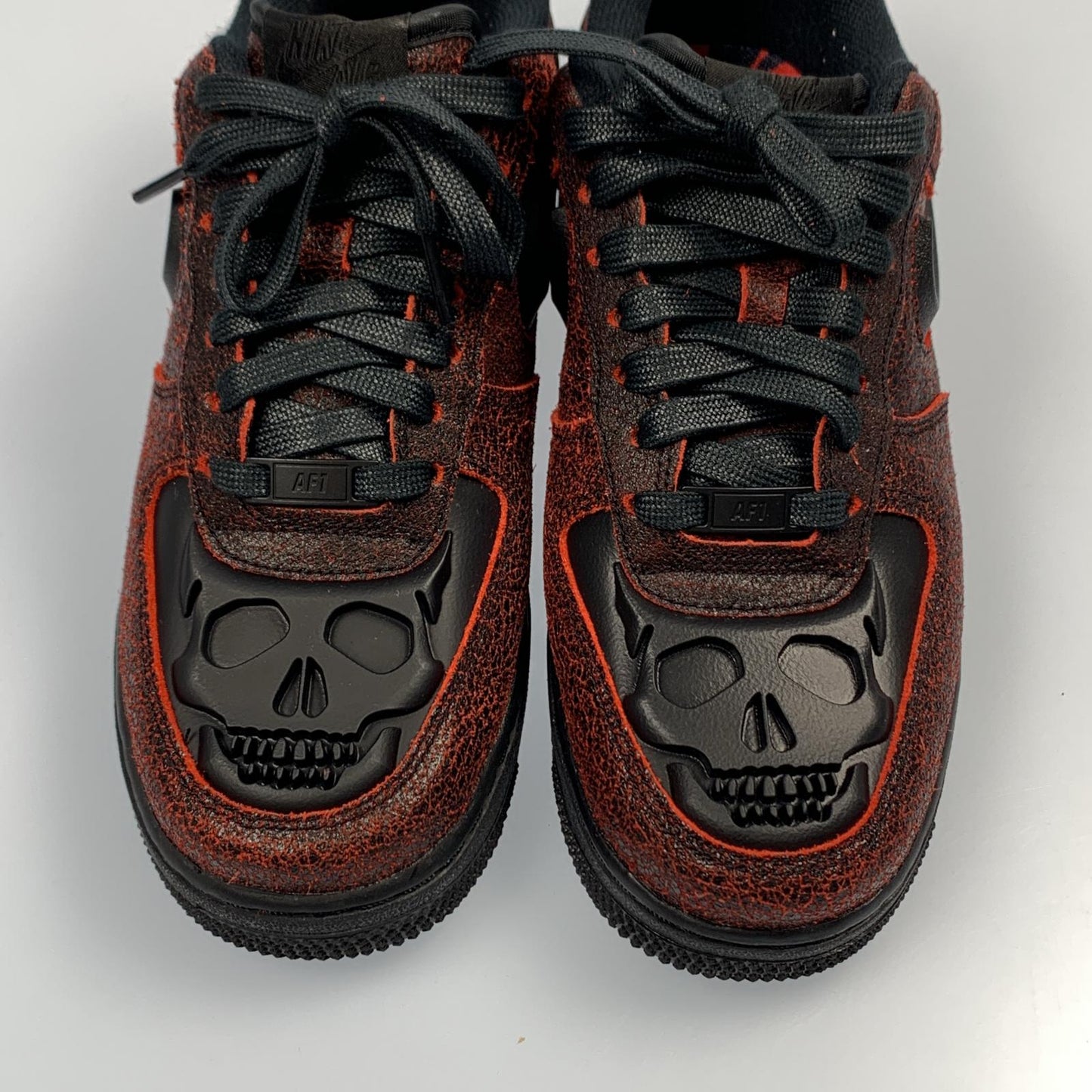 【中古】NIKE | ナイキ Air Force 1 Low 'Halloween Skull' スニーカー HV2016-001 レッド 25cm