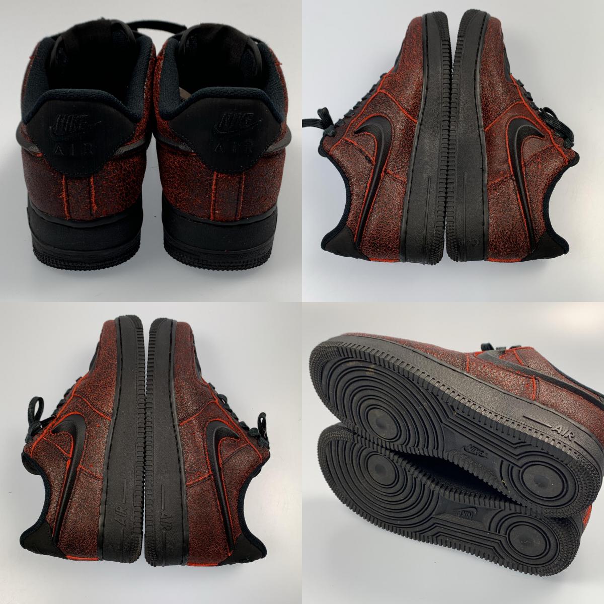 【中古】NIKE | ナイキ Air Force 1 Low 'Halloween Skull' スニーカー HV2016-001 レッド 25cm