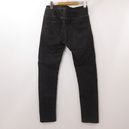 【中古】NEIL BARRETT | ニールバレット LEATHER PATSHED SUPER SKINNY LEG JEAN デニムパンツ PBDE162C E804T 国内正規品 グレー サイズ：30