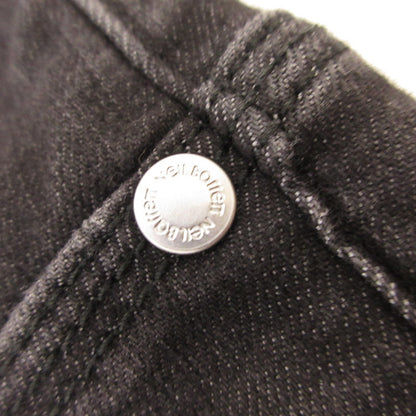 【中古】NEIL BARRETT | ニールバレット LEATHER PATSHED SUPER SKINNY LEG JEAN デニムパンツ PBDE162C E804T 国内正規品 グレー サイズ：30
