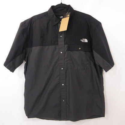 【中古】THE NORTH FACE | ザ・ノースフェイス S/S Nuptse Shirt 半袖シャツ NR22552 ブラック サイズ：M