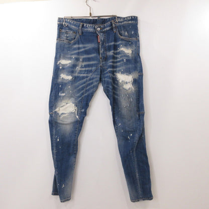 【中古】DSQUARED2 | ディースクエアード Tidy Biker Jean デニムパンツ S79LA0022 ブルー サイズ：52