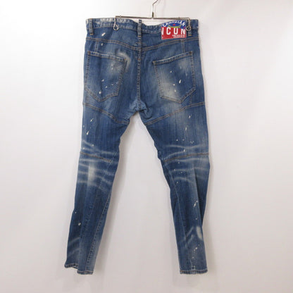 【中古】DSQUARED2 | ディースクエアード Tidy Biker Jean デニムパンツ S79LA0022 ブルー サイズ：52