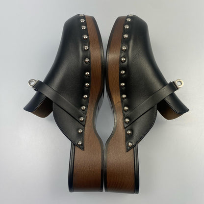 【中古】HERMES | エルメス ミュールカルロッタ サンダル 年式:2021S/S ブラック 23cm