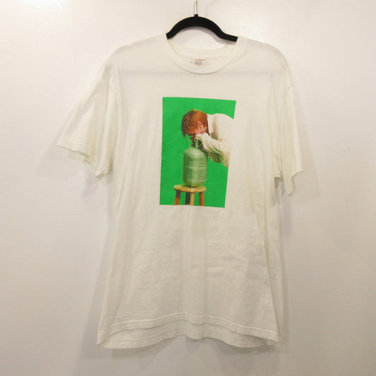 Supreme | Supreme Mark Leckey Greenscreen Tee Short-sleeved T-shirt White Size: M