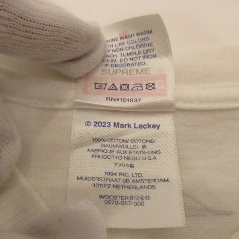 Supreme | Supreme Mark Leckey Greenscreen Tee Short-sleeved T-shirt White Size: M