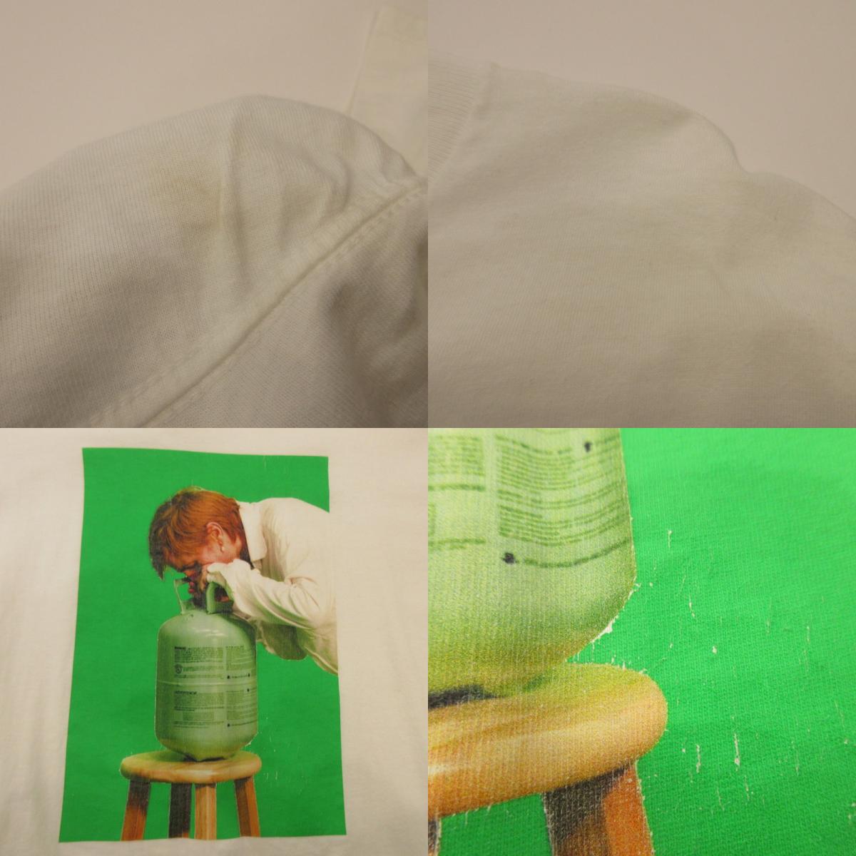 Supreme | Supreme Mark Leckey Greenscreen Tee Short-sleeved T-shirt White Size: M
