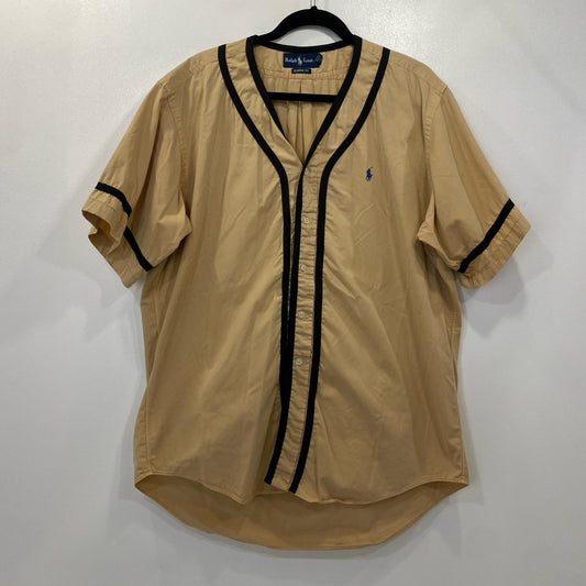【中古】POLO RALPH LAUREN | ポロ・ラルフローレン 半袖シャツ ベージュ サイズ：L