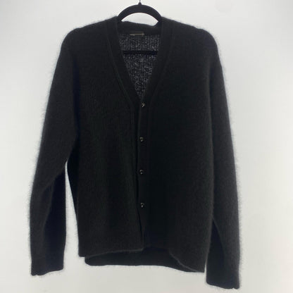 【中古】LAD MUSICIAN | ラッドミュージシャン RACCOON KNIT CARDIGAN カーディガン 2221-032 年式:2021A/W ブラック サイズ：44