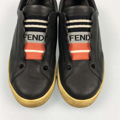 【中古】FENDI | フェンディ エラスティックバンド スニーカー 8E6592 サイズ:36(約23cm) ブラック