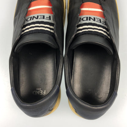 【中古】FENDI | フェンディ エラスティックバンド スニーカー 8E6592 サイズ:36(約23cm) ブラック