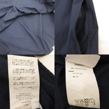 【中古】FreshService | フレッシュサービス UTILITY B.D SHIRT 半袖シャツ FSW-23-SH 011 サイズ:F ネイビー