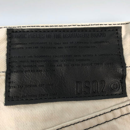 【中古】DSQUARED2 | ディースクエアード SEXY MERCURY JEAN デニムパンツ S71LB0736 2020S/S 国内正規品 ホワイト サイズ：48