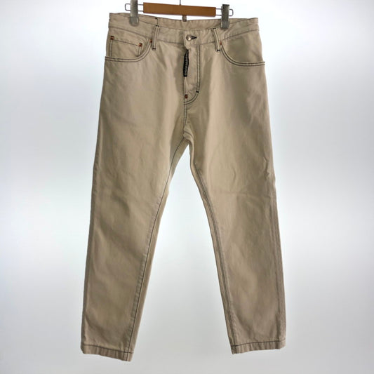 【中古】DSQUARED2 | ディースクエアード SEXY MERCURY JEAN デニムパンツ S71LB0736 2020S/S 国内正規品 ホワイト サイズ：48