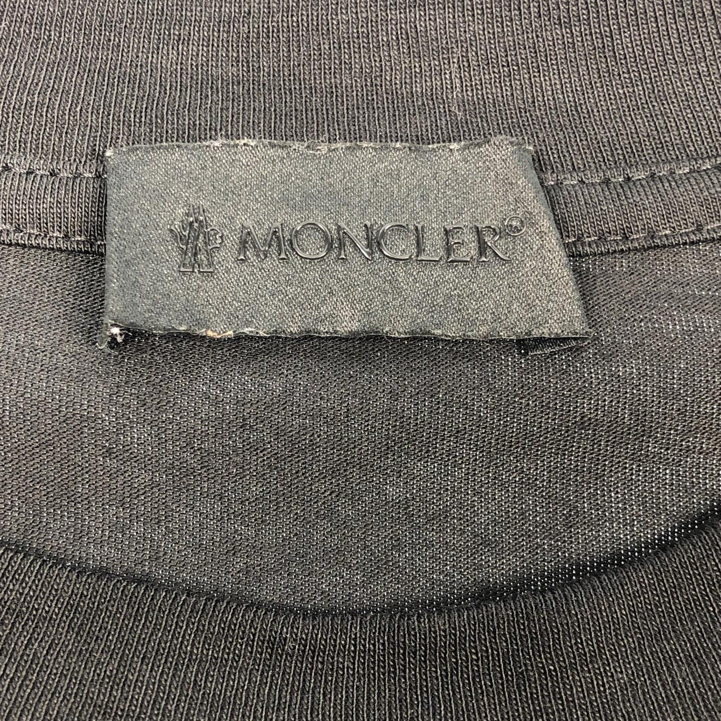 【中古】MONCLER | モンクレール SS T-SHIRT 半袖Ｔシャツ 8C00024 829H8 2025S/S 国内正規品 ブラック サイズ：L