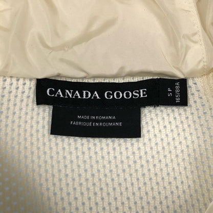【中古】CANADA GOOSE | カナダグース HYBRIDGE QUILTED KNIT HOODY ダウンジャケット 6800L 国内正規品 アイボリー サイズ：S