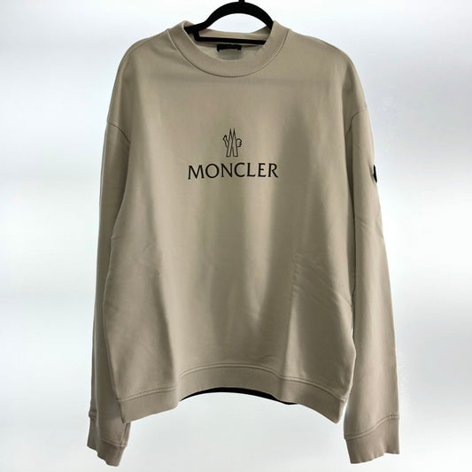 【中古】MONCLER | モンクレール MAGLIA GIROCOLLO スウェット 8G00013 899WD 2023S/S 国内正規品 グレー サイズ：M