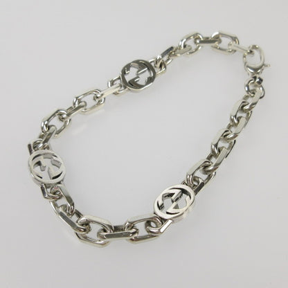 【中古】GUCCI | グッチ インターロッキングチェーン ブレスレット 620798