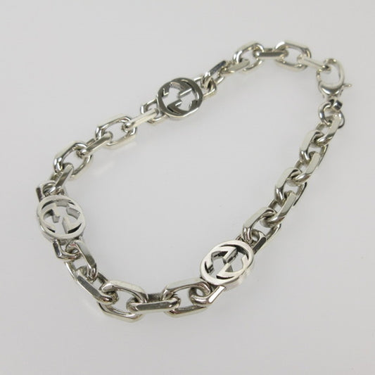 【中古】GUCCI | グッチ インターロッキングチェーン ブレスレット 620798