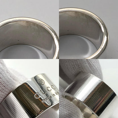 【中古】GUCCI | グッチ トレードマークワイド リング・指輪 シルバーリング