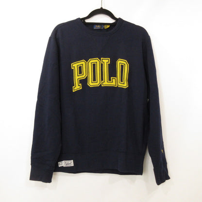 【中古】POLO RALPH LAUREN | ポロ・ラルフローレン ロゴフリーススウェットシャツ スウェット ネイビー サイズ：M